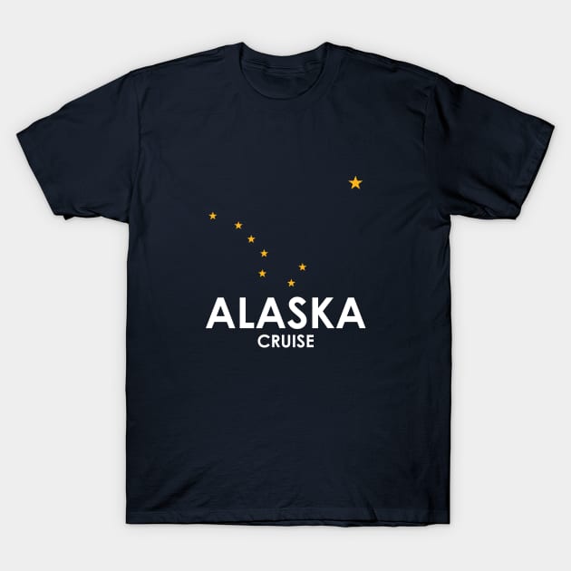 Alaska Flag Stars for Alaskan Cruise T-Shirt by KevinWillms1